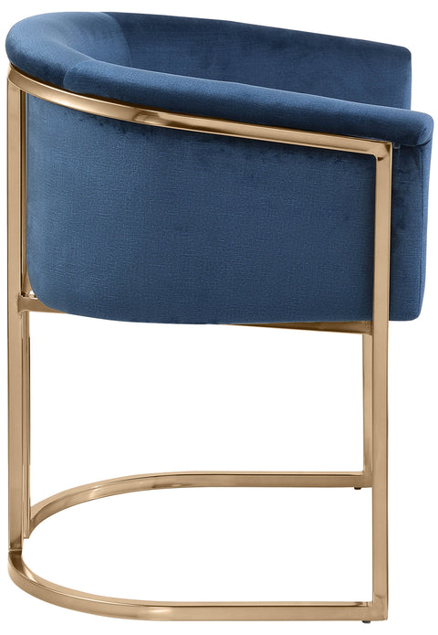 Love Navy Velvet Dining Chair C