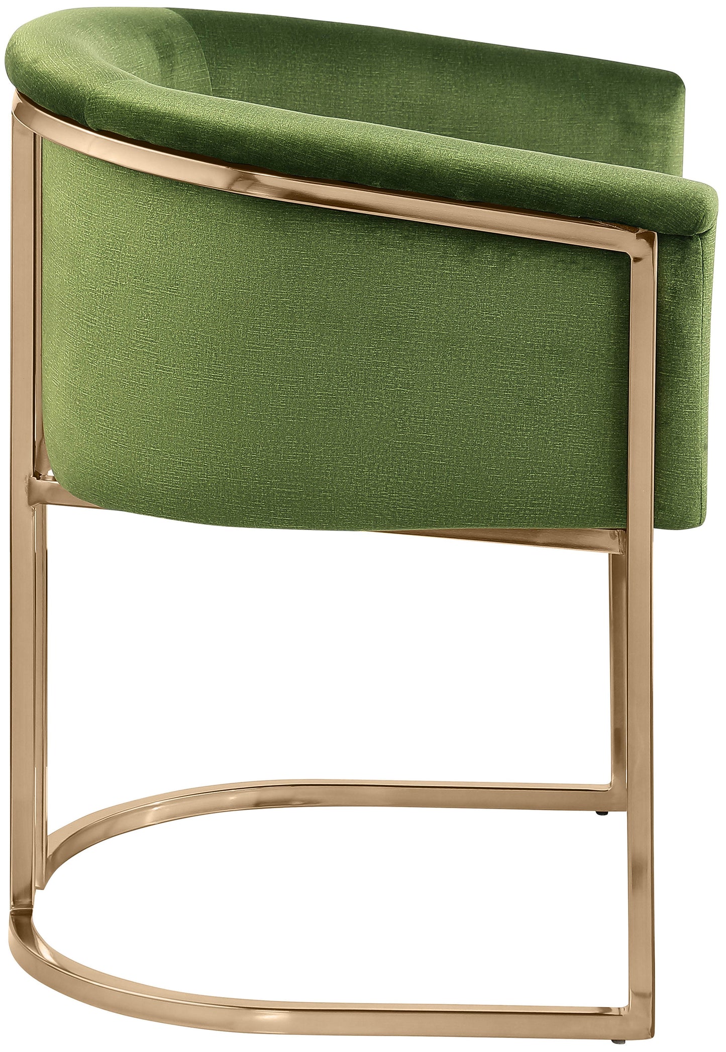 love olive velvet dining chair c