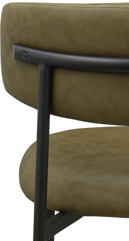 XOXO Olive Vegan Leather Dining Chair