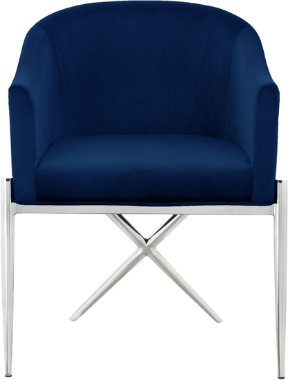 Finch Navy Velvet Dining Chair