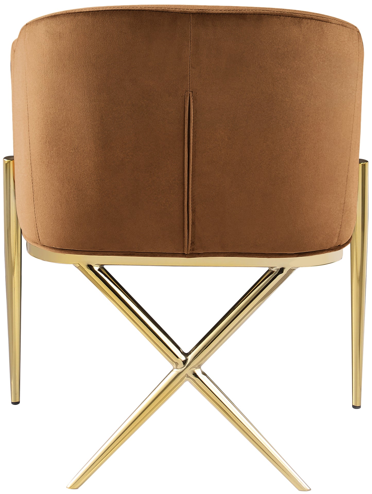 cocoon saddle velvet dining chair c