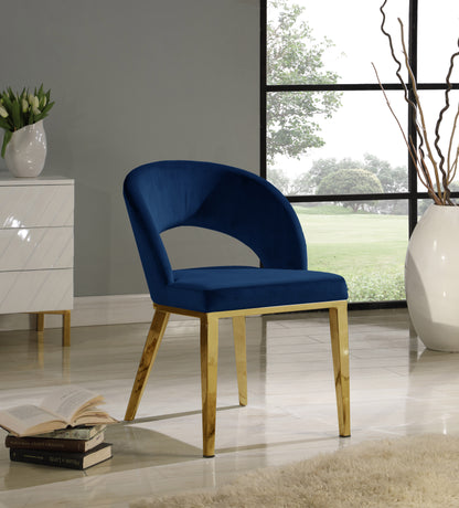 Nexus Navy Velvet Dining Chair C