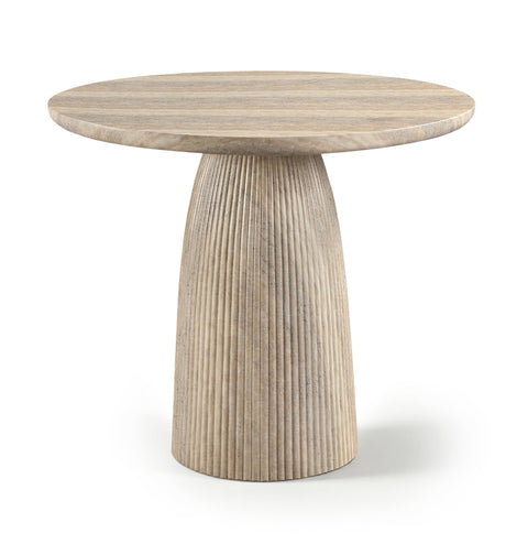 Indie 42" Travertine Concrete Indoor/Outdoor Counter Height Table, 1 Piece