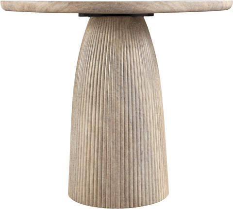 Indie 42" Travertine Concrete Indoor/Outdoor Counter Height Table, 1 Piece