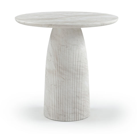 Indie 42" White Concrete Indoor/Outdoor Counter Height Table, 1 Piece