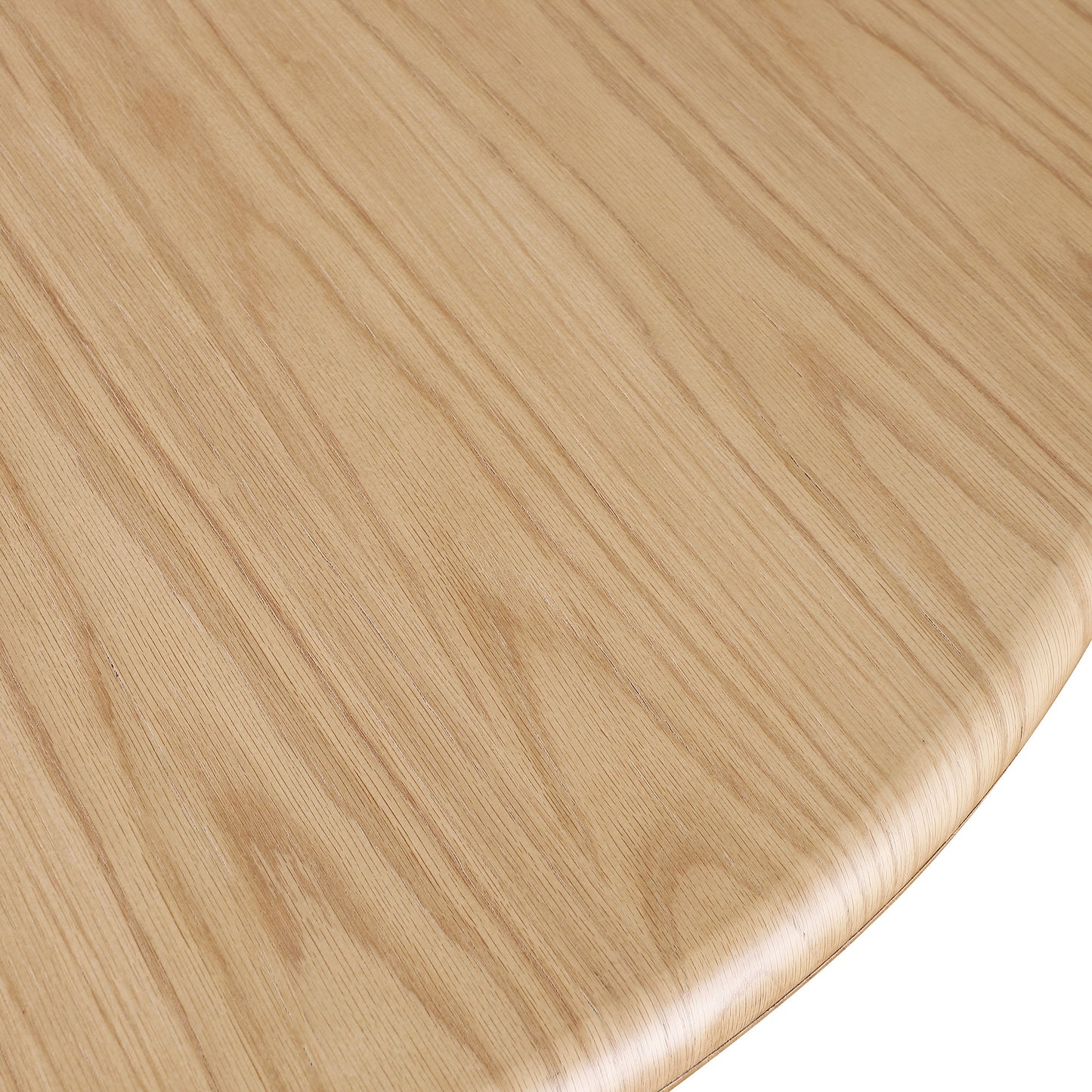 oblique natural oak dining table