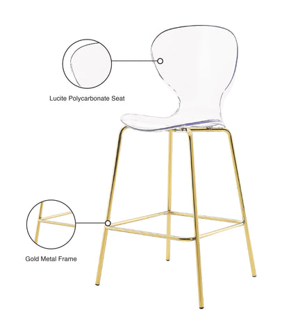 Flynn Gold Metal Stool C