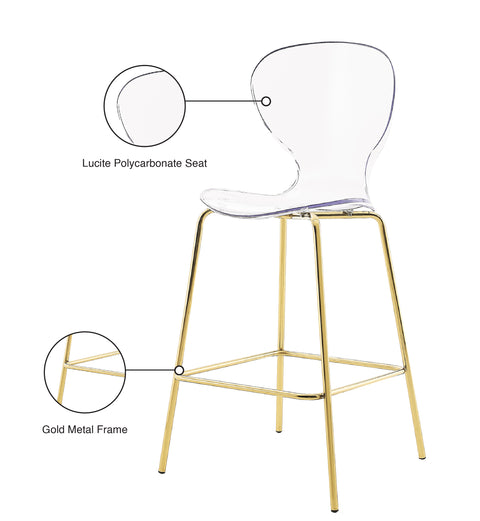 Flynn Gold Metal Stool C
