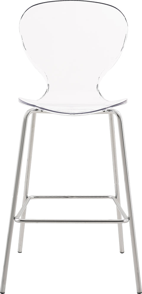 Flynn Chrome Metal Stool C