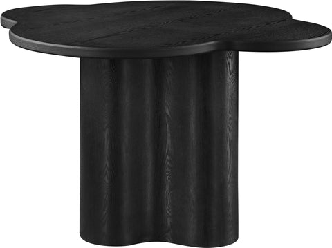 Amara 48" Black Ash Veneer Dining Table, 1 Piece