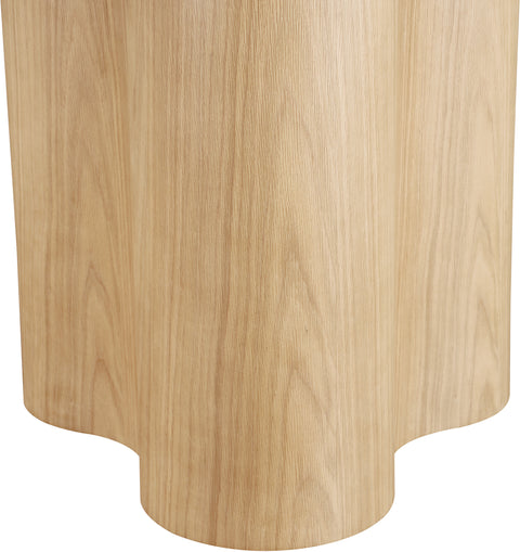 Amara 48" Natural Ash Veneer Dining Table, 1 Piece
