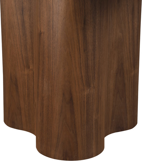 Amara 48" Walnut Ash Veneer Dining Table, 1 Piece