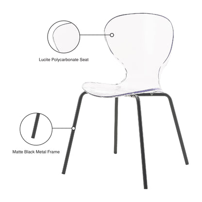 Flynn Matte Black Dining Chair C