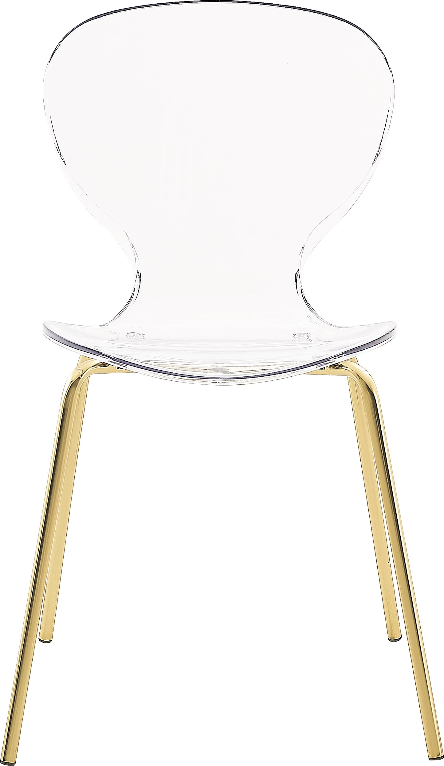 flynn gold metal dining chair c