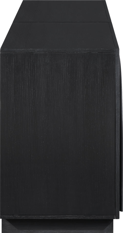 Nola Black Oak Veneer Sideboard / Buffet, 1 Piece