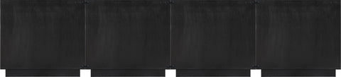 Nola Black Oak Veneer Sideboard / Buffet, 1 Piece (Style 3)