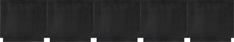 Nola Black Oak Veneer Sideboard / Buffet, 1 Piece (Style 4)