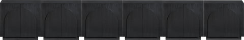 Nola Black Oak Veneer Sideboard / Buffet, 1 Piece (Style 5)