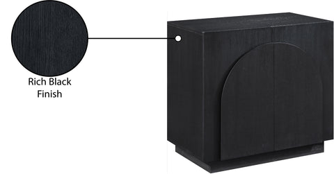 Nola Black Oak Veneer Sideboard / Buffet, 1 Piece (Style 6)