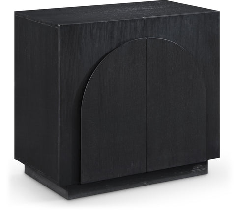 Nola Black Oak Veneer Sideboard / Buffet, 1 Piece (Style 6)