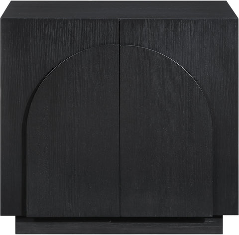 Nola Black Oak Veneer Sideboard / Buffet, 1 Piece (Style 6)