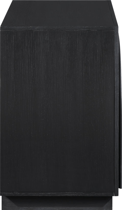 Nola Black Oak Veneer Sideboard / Buffet, 1 Piece (Style 6)