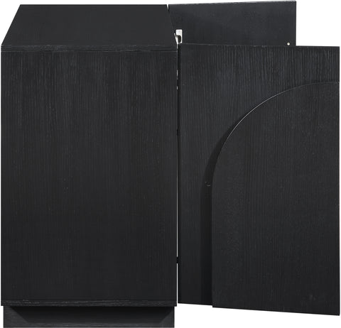 Nola Black Oak Veneer Sideboard / Buffet, 1 Piece (Style 6)