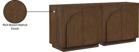 Nola Brown Oak Veneer Sideboard / Buffet, 1 Piece