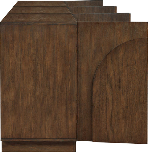 Nola Brown Oak Veneer Sideboard / Buffet, 1 Piece (Style 2)