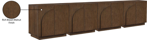 Nola Brown Oak Veneer Sideboard / Buffet, 1 Piece (Style 3)