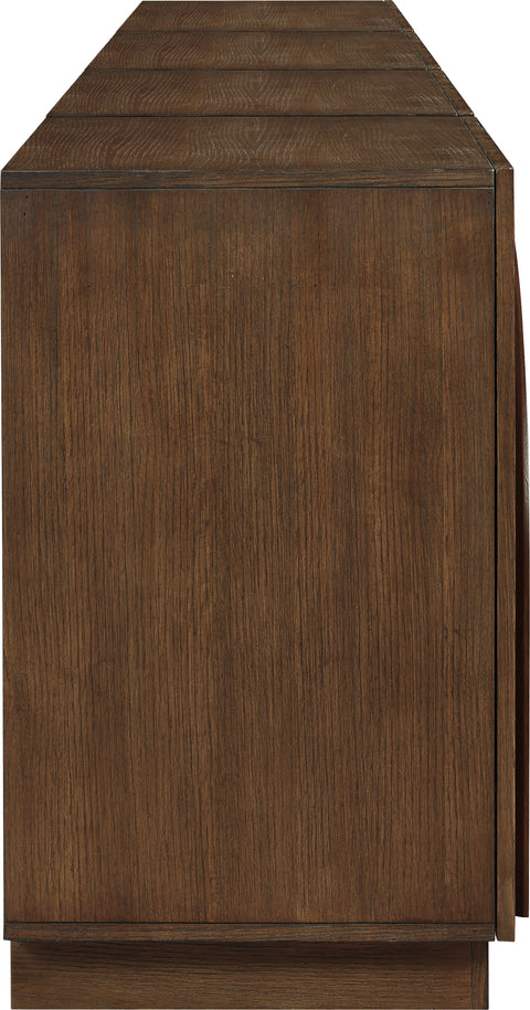 Nola Brown Oak Veneer Sideboard / Buffet, 1 Piece (Style 3)