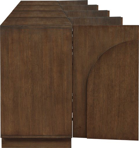 Nola Brown Oak Veneer Sideboard / Buffet, 1 Piece (Style 3)