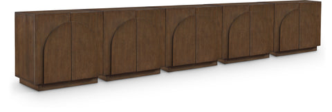 Nola Brown Oak Veneer Sideboard / Buffet, 1 Piece (Style 4)