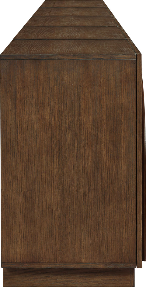 Nola Brown Oak Veneer Sideboard / Buffet, 1 Piece (Style 4)