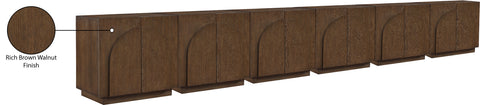 Nola Brown Oak Veneer Sideboard / Buffet, 1 Piece (Style 5)