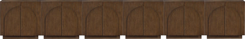 Nola Brown Oak Veneer Sideboard / Buffet, 1 Piece (Style 5)
