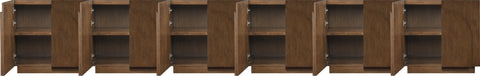 Nola Brown Oak Veneer Sideboard / Buffet, 1 Piece (Style 5)
