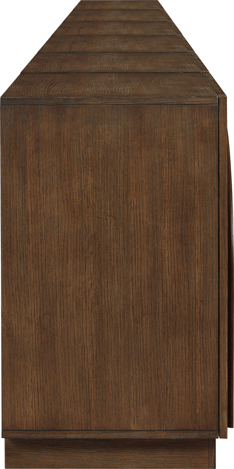 Nola Brown Oak Veneer Sideboard / Buffet, 1 Piece (Style 5)