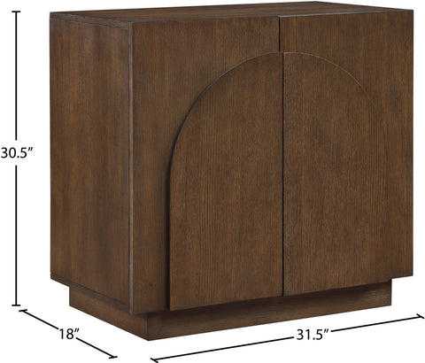 Nola Brown Oak Veneer Sideboard / Buffet, 1 Piece (Style 6)