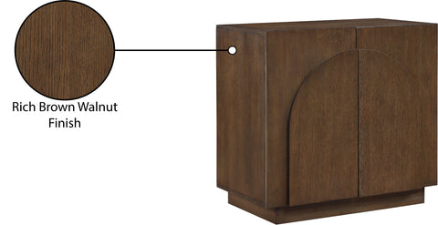 Nola Brown Oak Veneer Sideboard / Buffet, 1 Piece (Style 6)