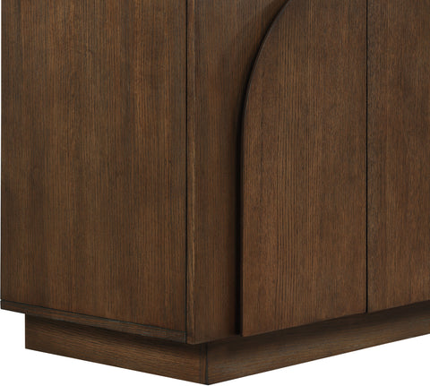 Nola Brown Oak Veneer Sideboard / Buffet, 1 Piece (Style 6)
