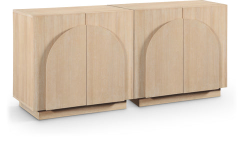 Nola Natural Oak Veneer Sideboard / Buffet, 1 Piece