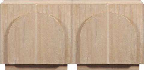 Nola Natural Oak Veneer Sideboard / Buffet, 1 Piece