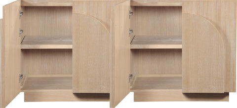 Nola Natural Oak Veneer Sideboard / Buffet, 1 Piece