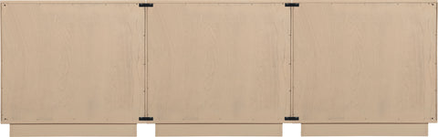Nola Natural Oak Veneer Sideboard / Buffet, 1 Piece (Style 2)