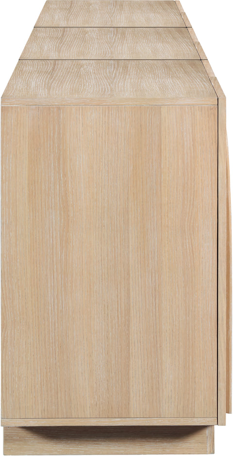 Nola Natural Oak Veneer Sideboard / Buffet, 1 Piece (Style 2)