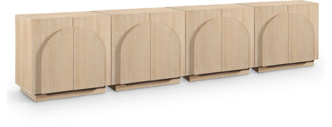 Nola Natural Oak Veneer Sideboard / Buffet, 1 Piece (Style 3)