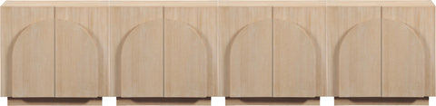 Nola Natural Oak Veneer Sideboard / Buffet, 1 Piece (Style 3)