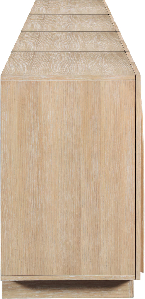 Nola Natural Oak Veneer Sideboard / Buffet, 1 Piece (Style 3)