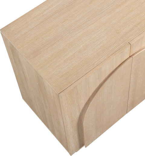 Nola Natural Oak Veneer Sideboard / Buffet, 1 Piece (Style 3)